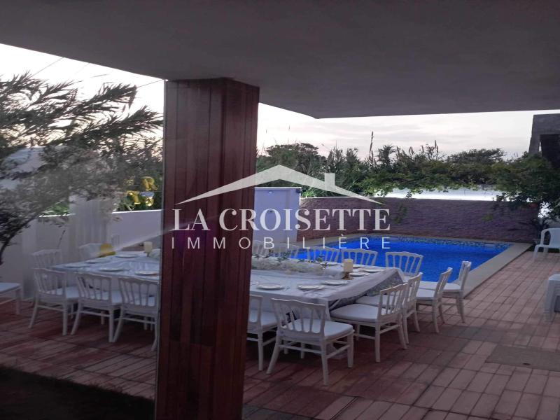 La Marsa Gammart Location Appart. 3 pices Rez de chausse s2 a gammarth zrcl0317