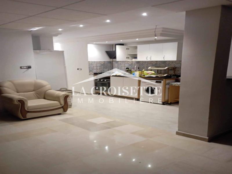 La Marsa Gammart Location Appart. 3 pices Rez de chausse s2 a gammarth zrcl0317