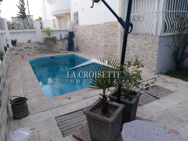 La Marsa Cite El Hana Location Duplex Duplex s3 meubl avec piscine  la marsa mdl0184