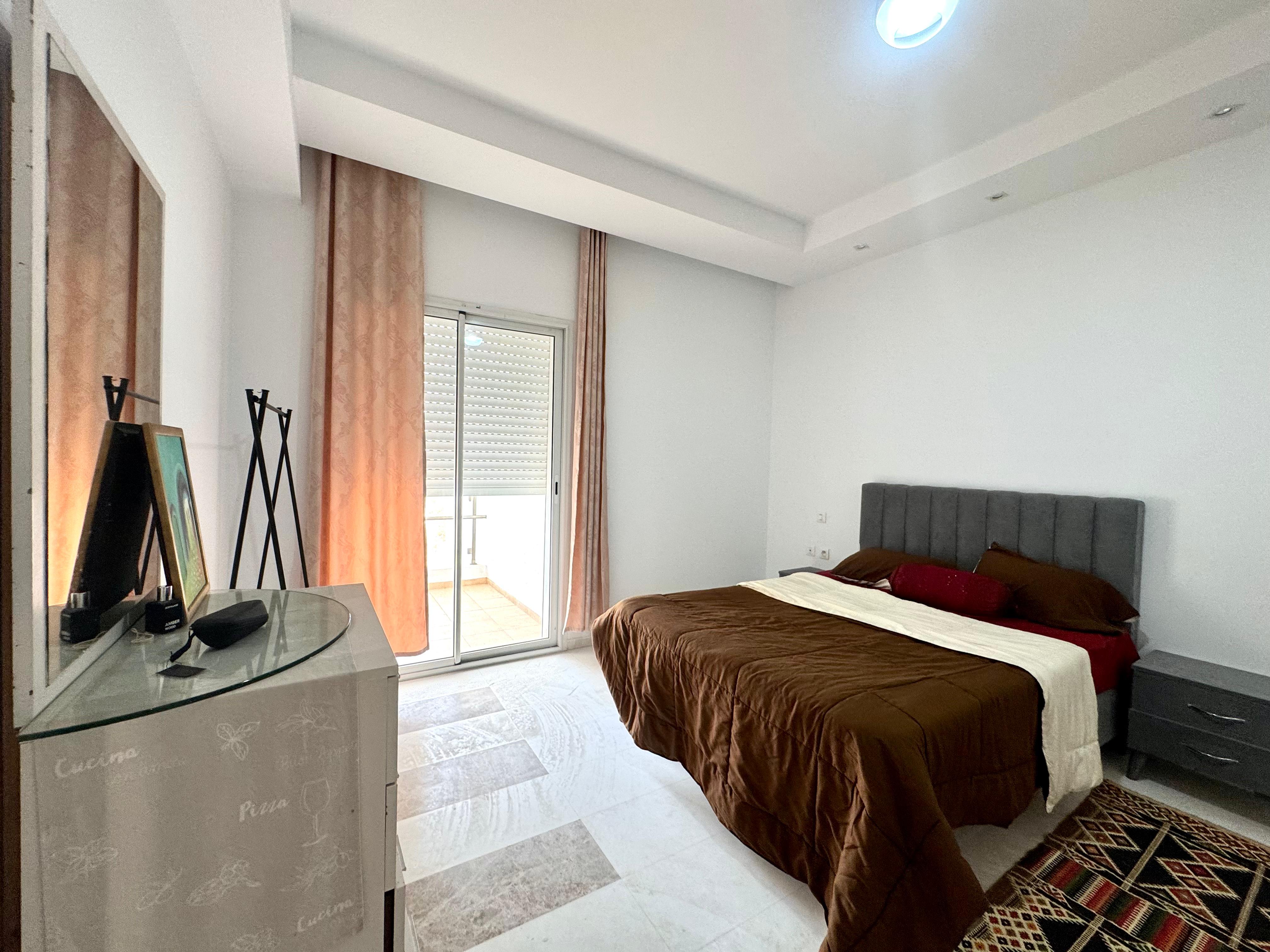 Ain Zaghouan Jardins de Carthage Location Appart. 3 pices S2 meuble u jardin de carthage
