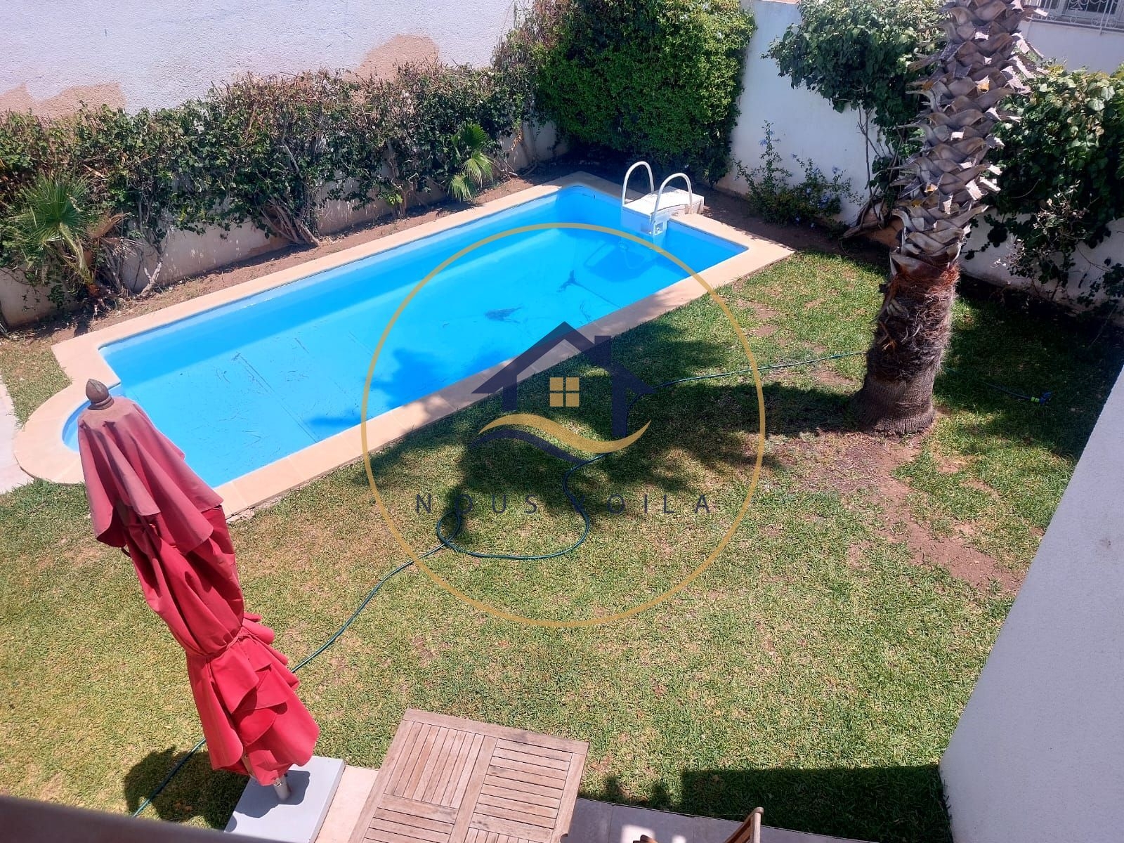 La Marsa Marsa Ennassim Location Maisons Villa s5 avec piscine  la marsa vlm0015