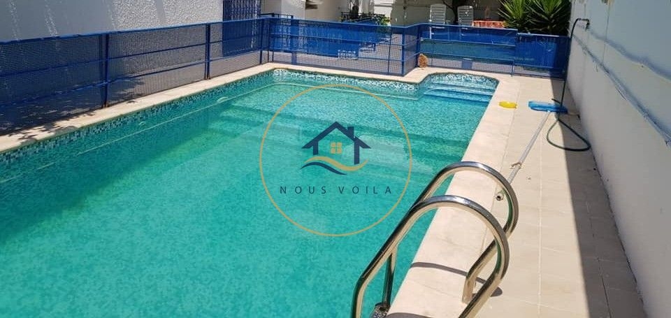 La Marsa Marsa Ennassim Location Appart. 4 pices S2 avec piscine  la marsa alm0022