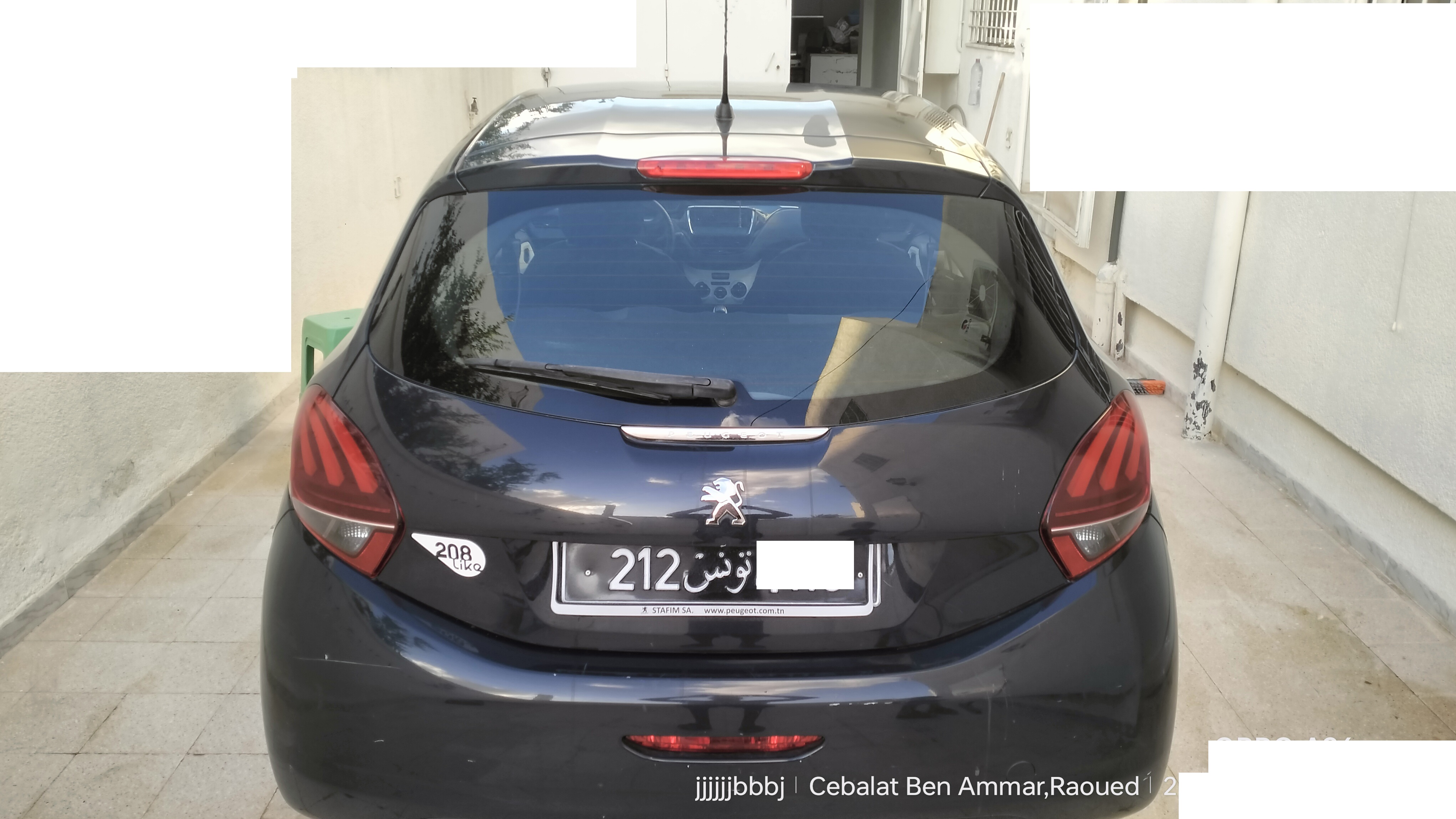 Raoued Cite El Ghazala 1 Peugeot 208 Voiture peugeot 208 1er main anne 2019