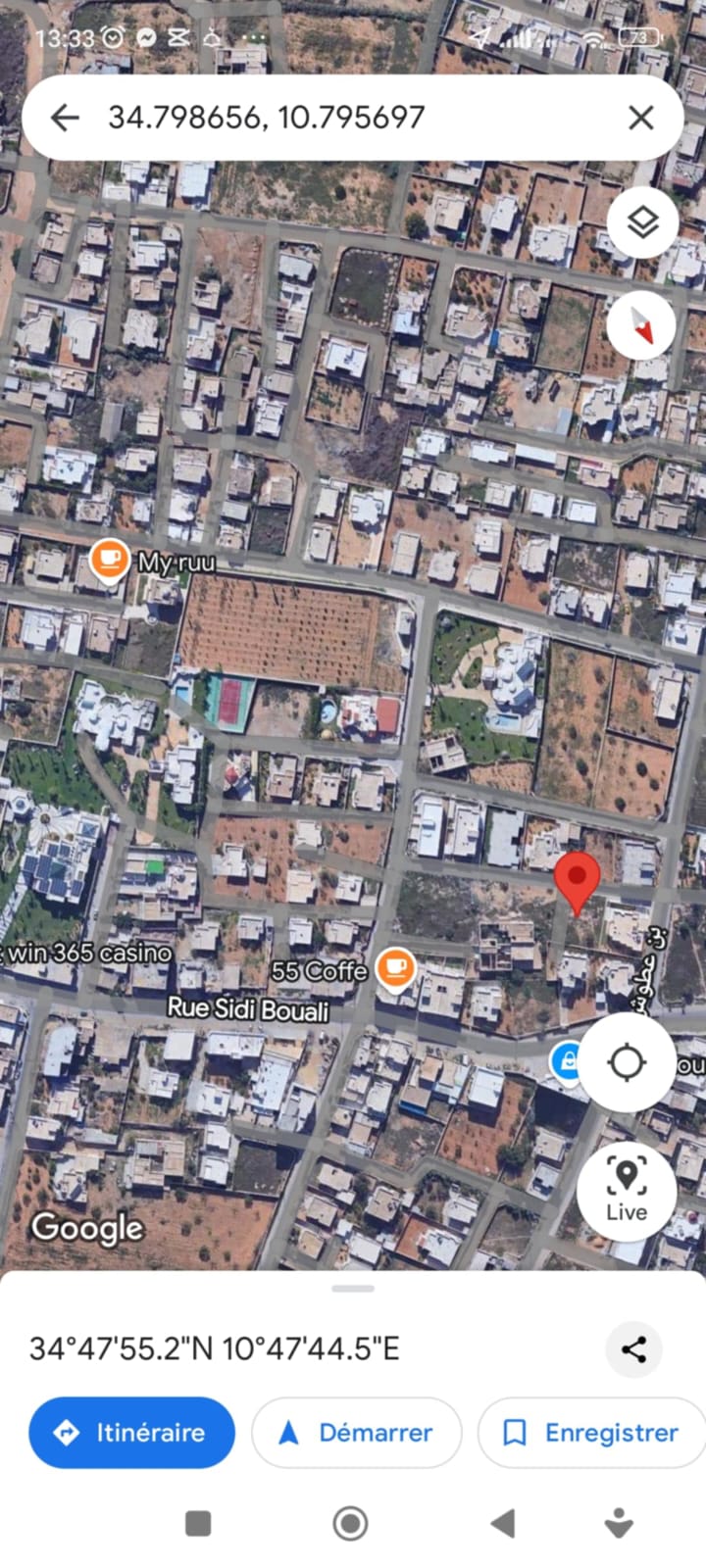 Sakiet Eddaier Essaadi Vente Surfaces Terrain constructuble sfax zone villa luxueux