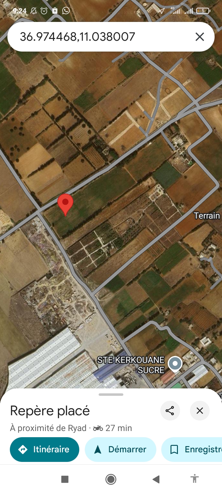 Kelibia Dar Allouche Terrain Terrain nu Terrain  dar allouch kelibia