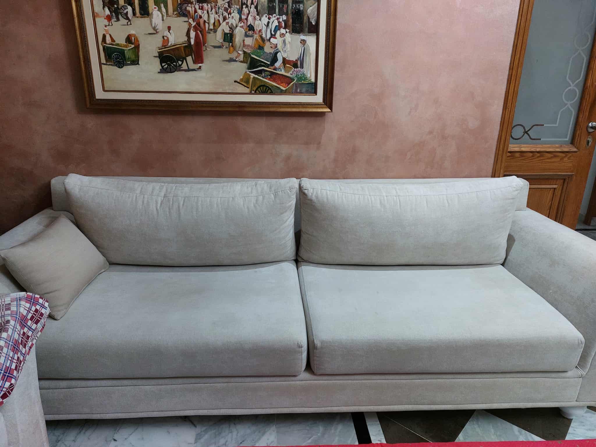 Le Bardo Le Bardo Salon - Salle  manger  Salons Salon 2 sofas en beige clair avec table basse
