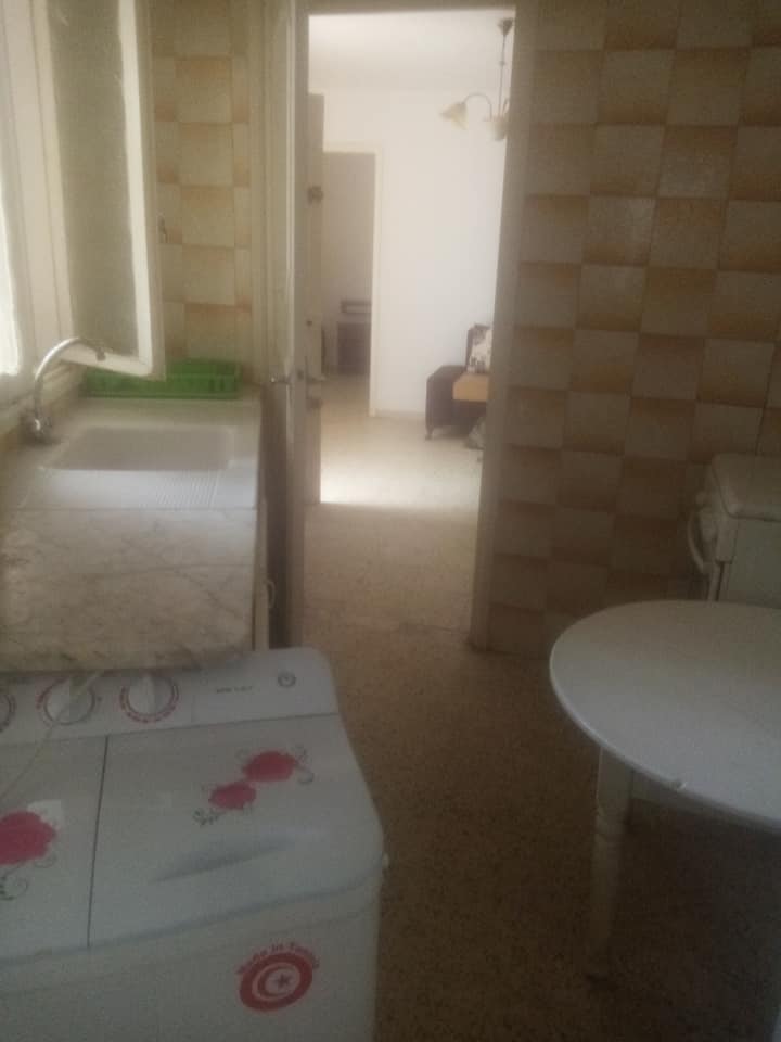El Menzah Tunis Belvedere Location Appart. 2 pices S1 meuble a alain savary pres universite centrale