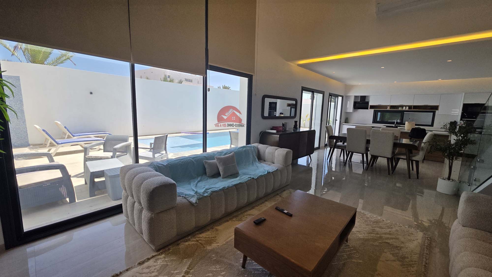 Djerba - Houmet Essouk Mezraya Vente Maisons Villa haut de gamme  mezraya za v621