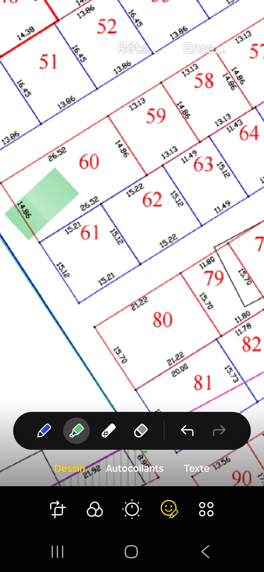 Hammamet Sidi Jedidi Terrain Terrain agricole 400 mtre carr deux faades zone d avenir