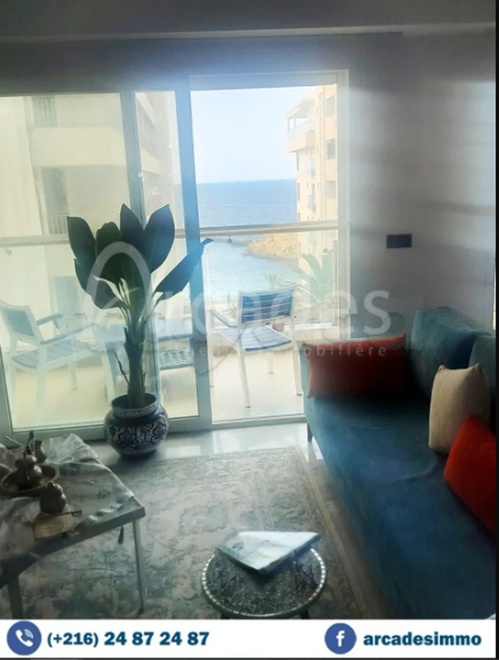 Monastir Monastir Location Appart. 2 pices S2 vue de mer