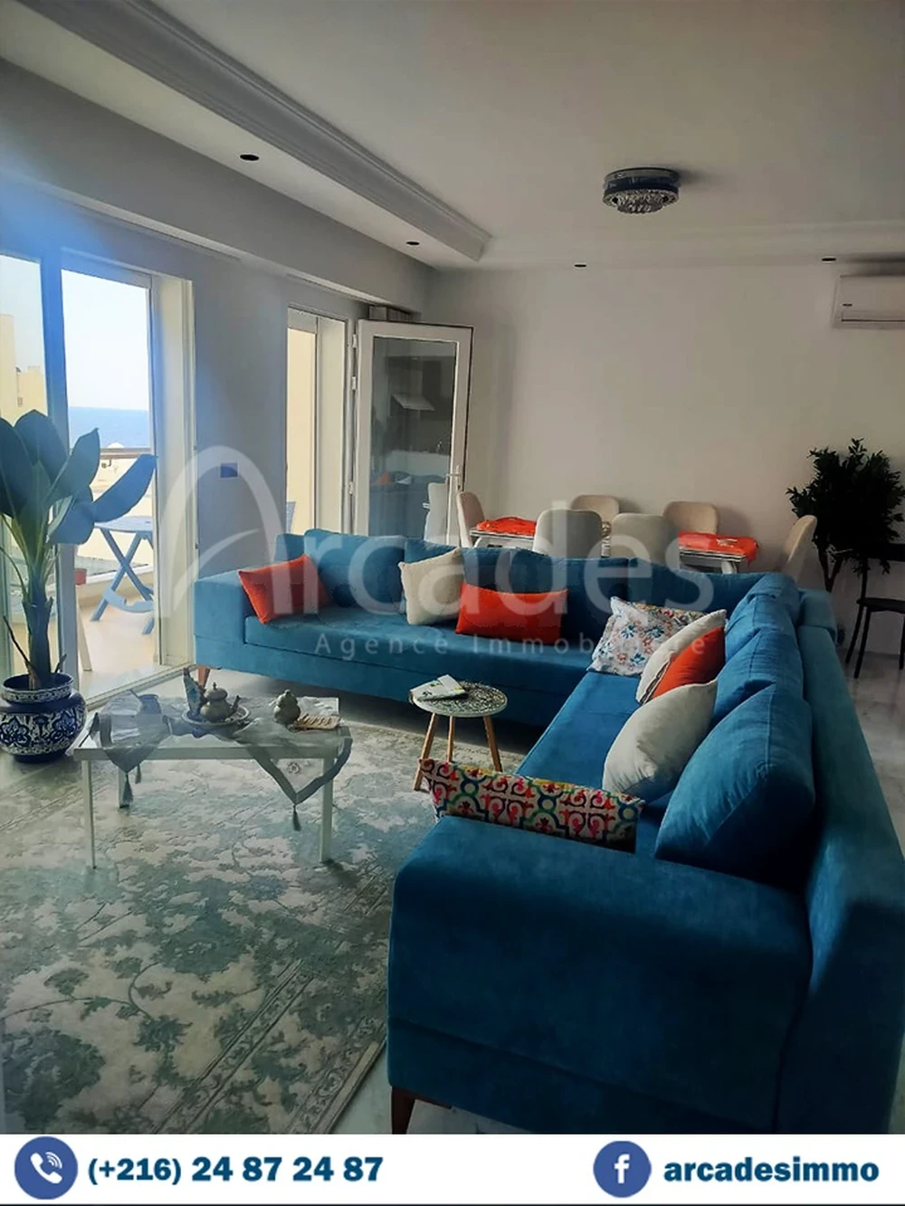 Monastir Monastir Location Appart. 2 pices S2 vue de mer
