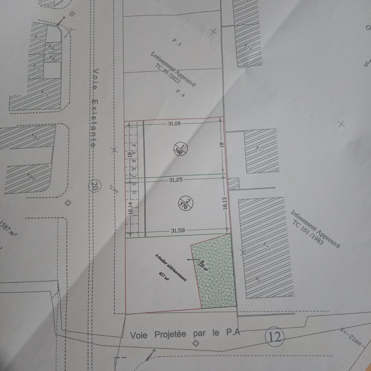 Sousse Ville Cite Jaouhara Vente Surfaces Terrain commercial