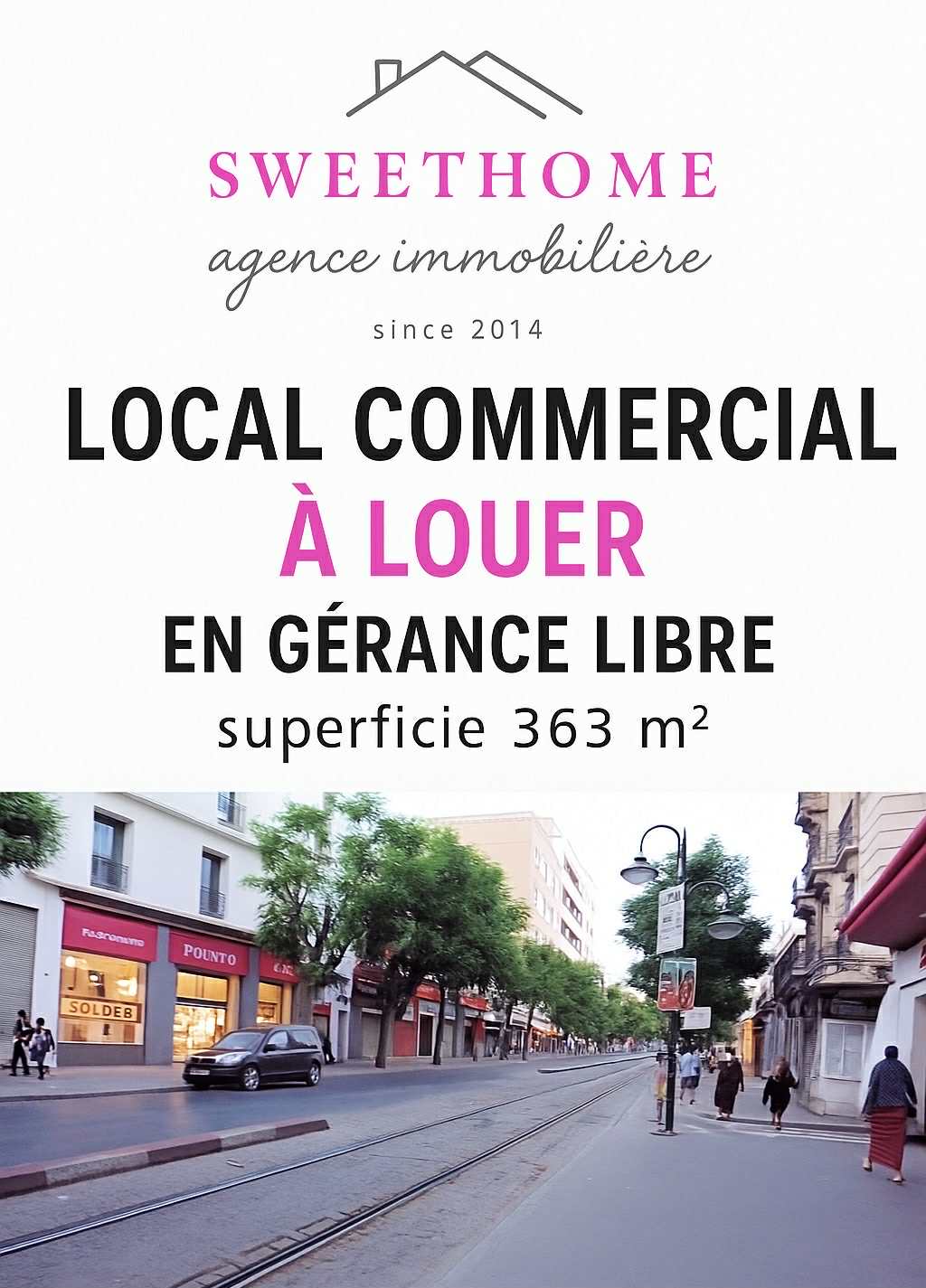 Bab Bhar Bab Bhar Bureaux & Commerces Grance libre Local commercial  363 m2 en grance libre