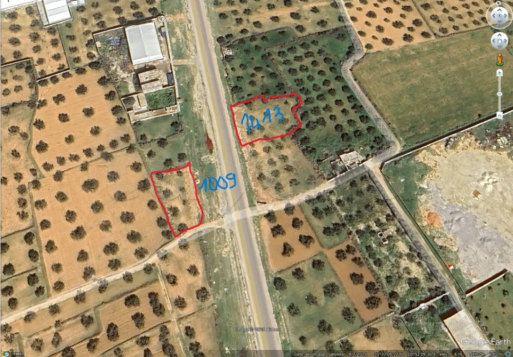 Ksar Helal Ksar Helal Terrain Terrain agricole Terrain  route ceinture moknine
