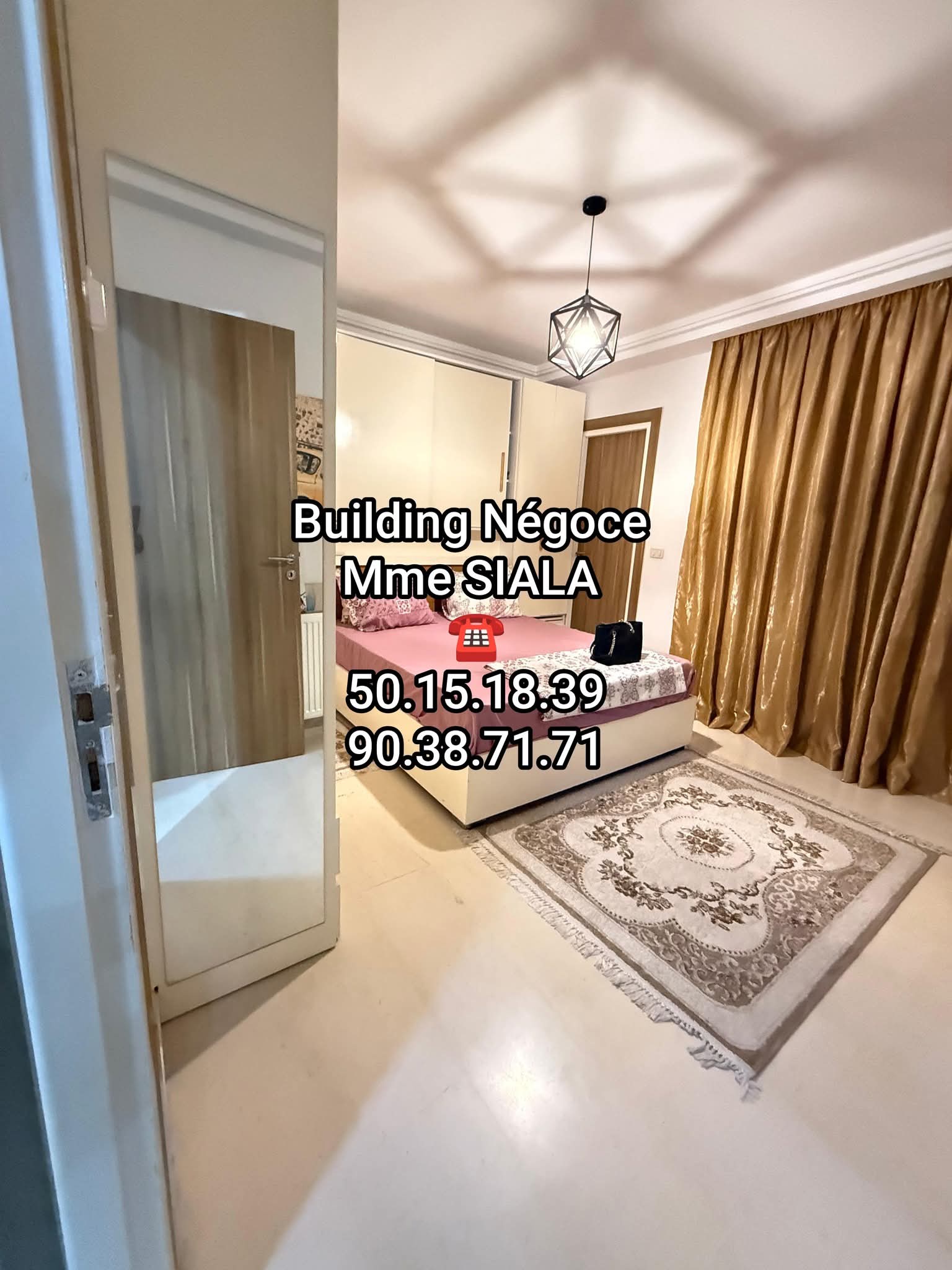 La Soukra Cite Elyes Location Appart. 5 pices+ Soukra agrable appt s3 richement meubl