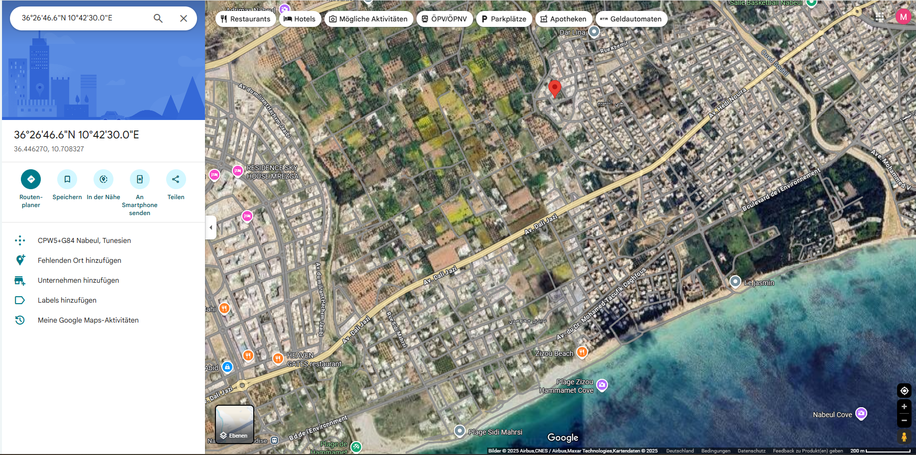 Nabeul Nabeul Terrain Terrain nu Terrain 470 m2  cite mora nabeul