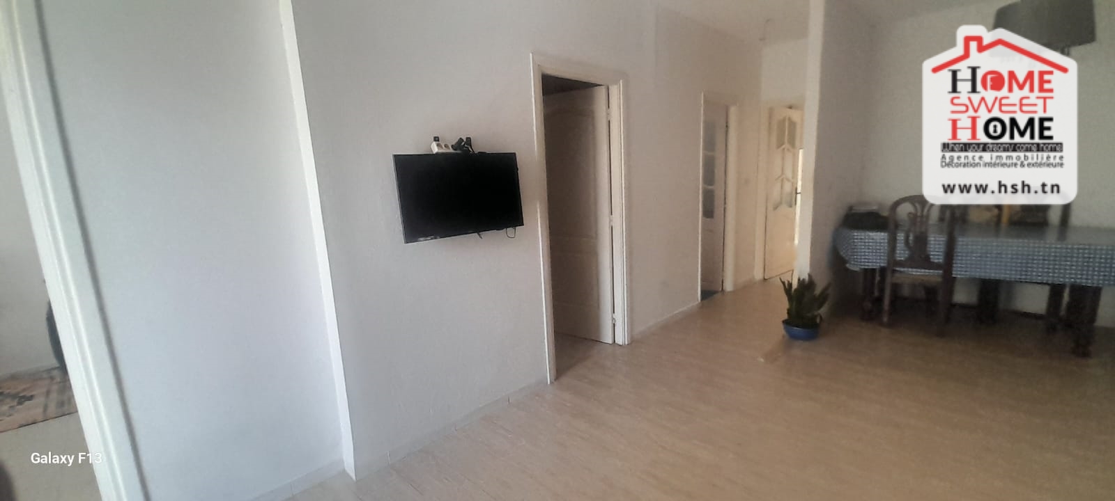 Carthage El Yasmina Vente Appart. 2 pices Etage de villa pavillon  carthage el yasmina