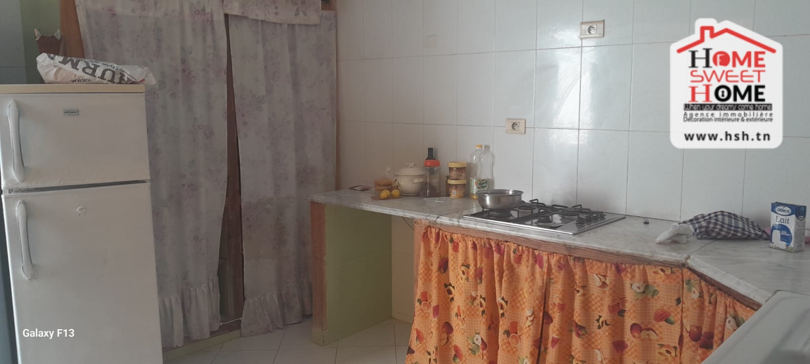 Carthage El Yasmina Vente Appart. 2 pices Etage de villa pavillon  carthage el yasmina