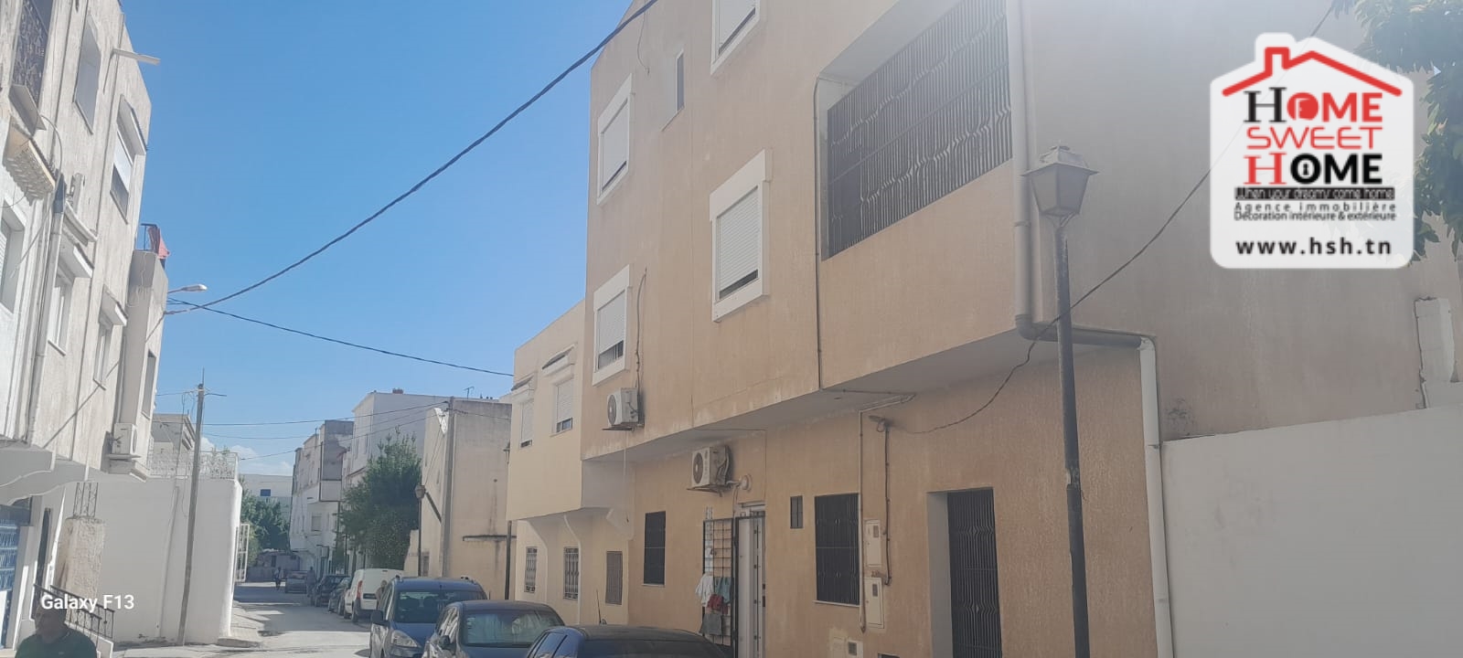 Carthage El Yasmina Vente Appart. 3 pices Etage de villa anas  carthage el yasmina