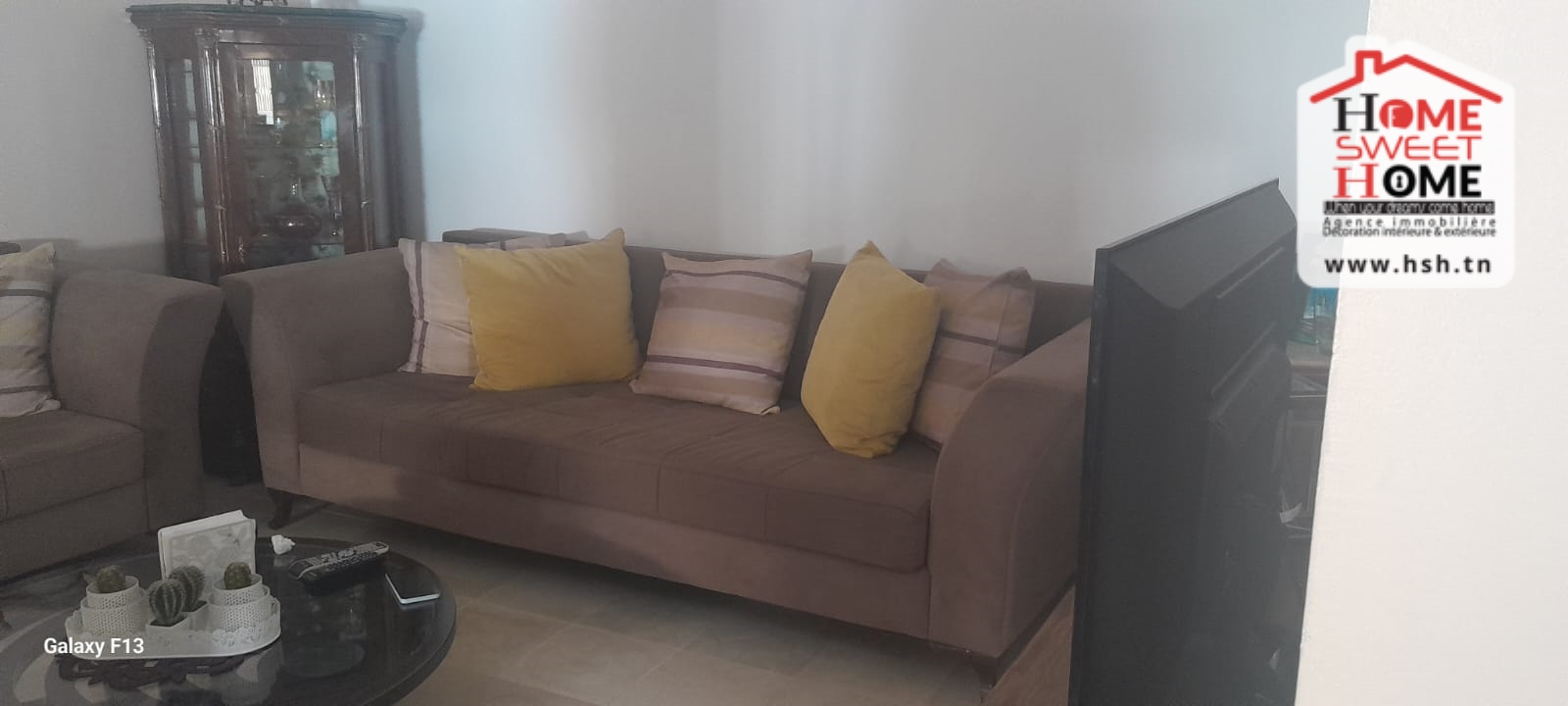 Carthage El Yasmina Vente Appart. 3 pices Etage de villa anas  carthage el yasmina