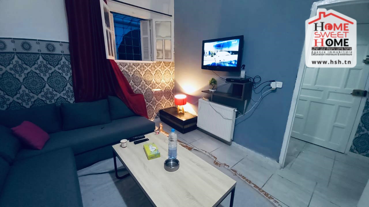 La Marsa Marsa Ennassim Location Appart. 1 pice Studio straub meubl  la marsa