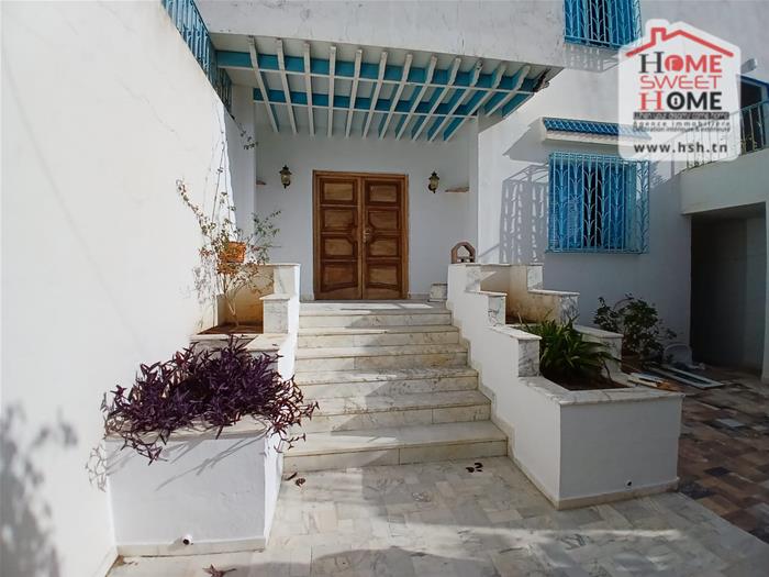 Carthage Sidi Bousaid Location Appart. 4 pices Rdc de villa jasminer  sidi bou said