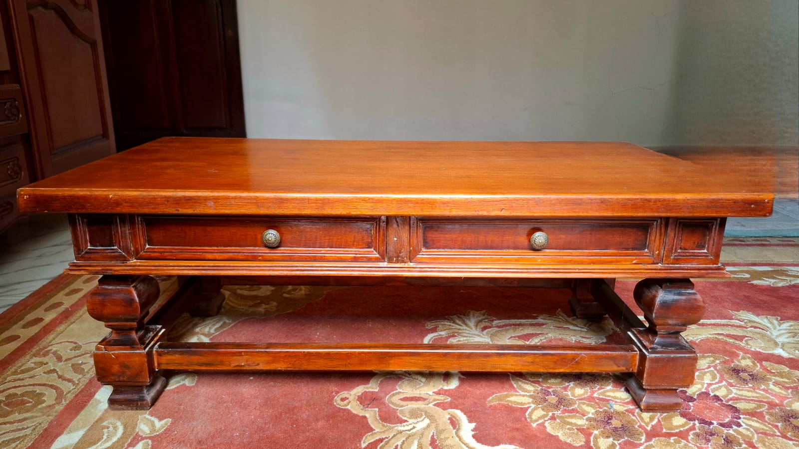 Ezzouhour (Tunis) Cite Ezzouhour Salon - Salle  manger  Tables basses Table basse bois massif avec 2 tiroirs