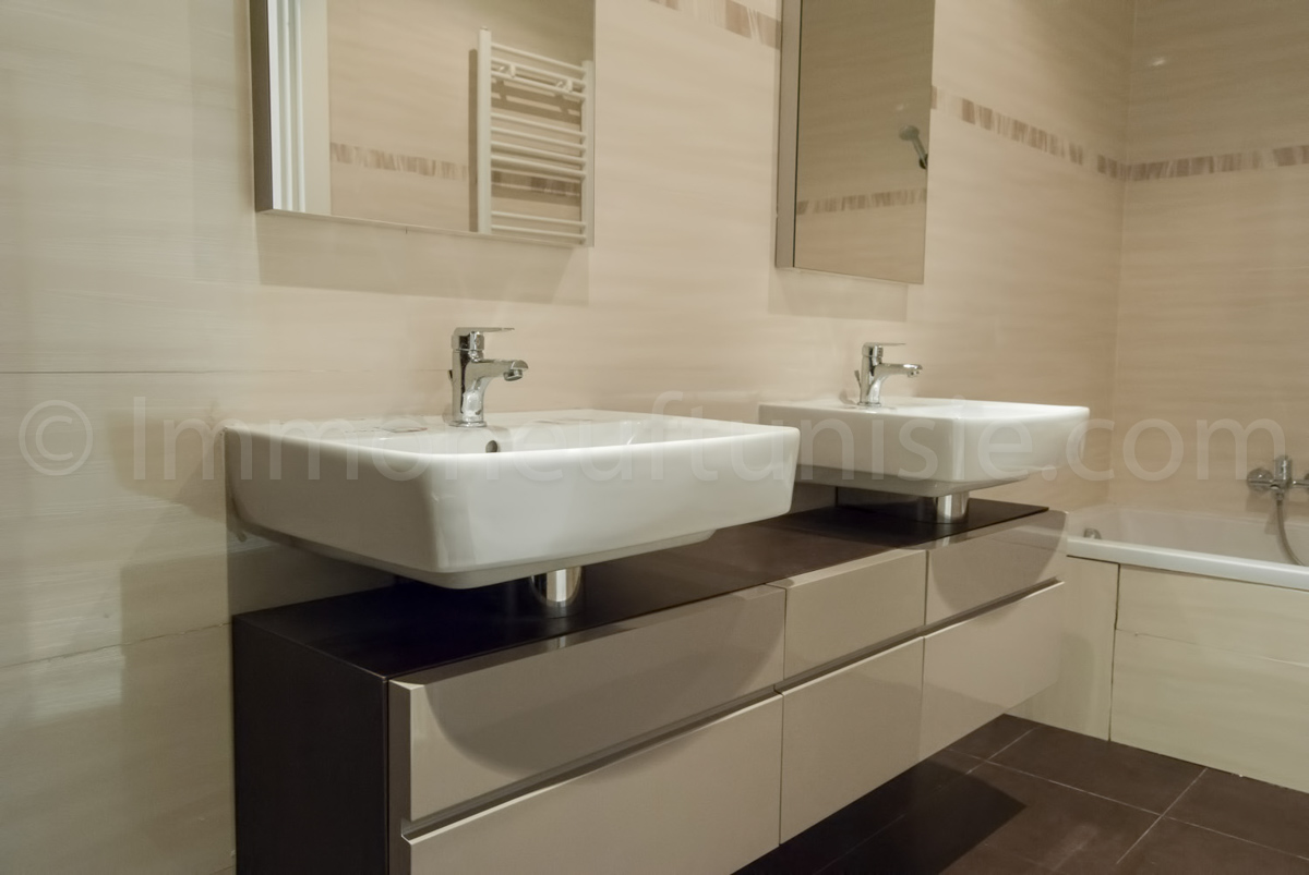 La Soukra Chotrana 1 Location Appart. 2 pices Appart 2 pieces  residence khadija chotrana 1