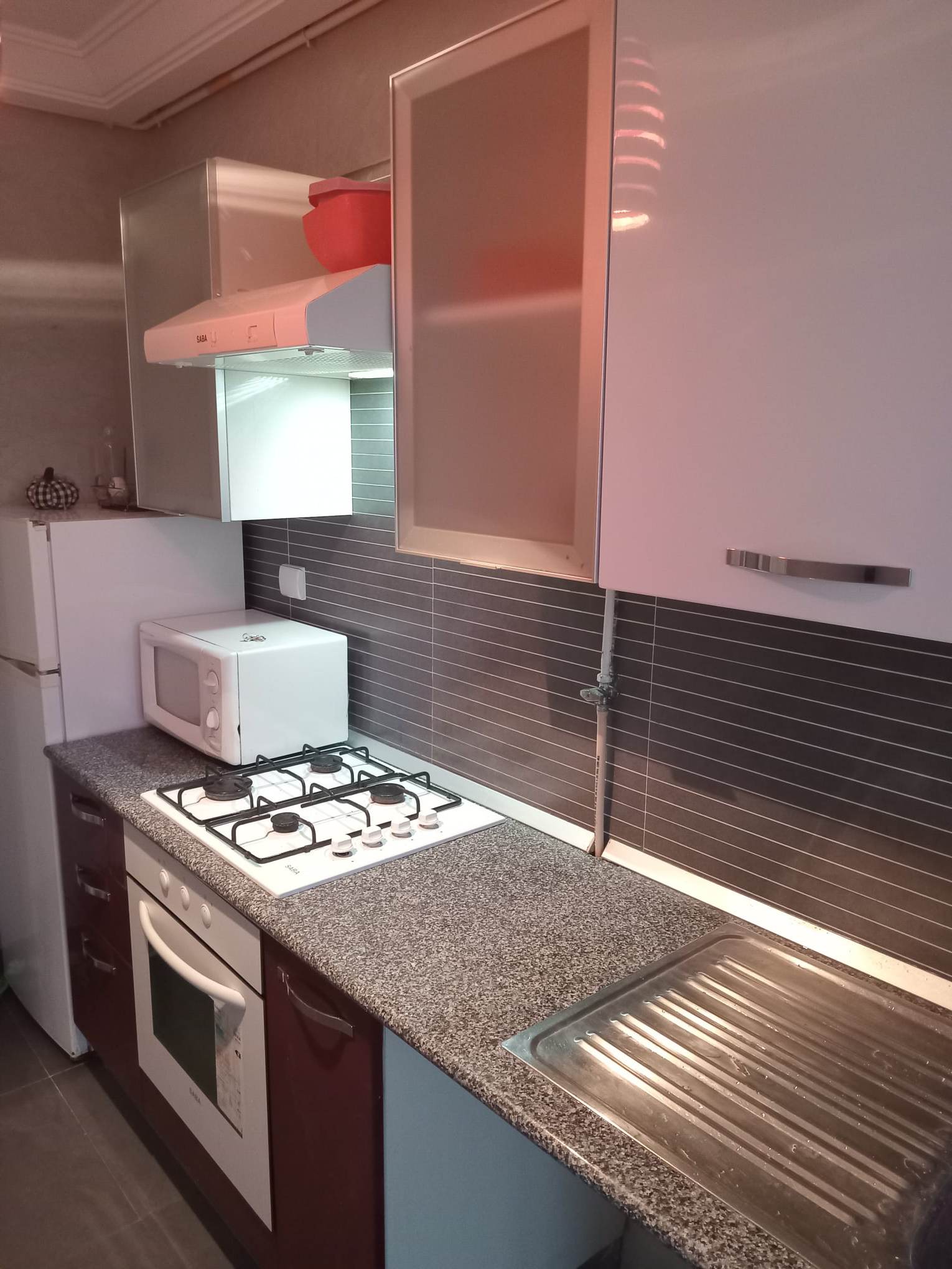 Ariana Ville Cite Ennasr 2 Location Appart. 2 pices S1 meubl hs avec terrasse spacieuse  ennasr 2