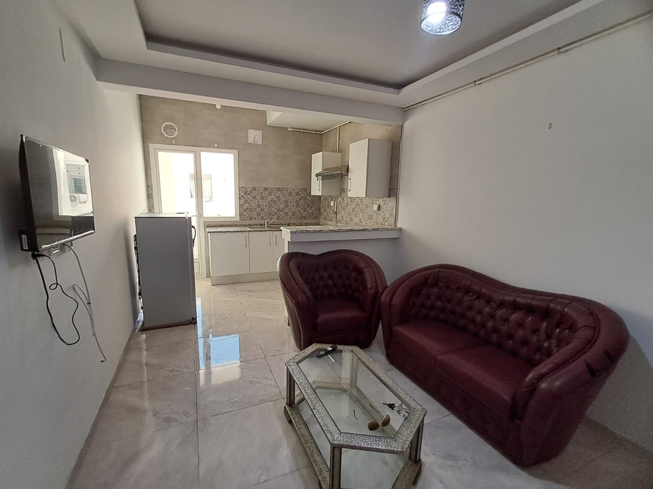 La Marsa El Aouina Location Appart. 1 pice S plus 1 meublee a rsd zayatine wahat