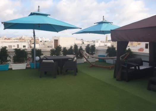 La Marsa El Aouina Location Appart. 1 pice S plus 2 meuble a jardins de laouina