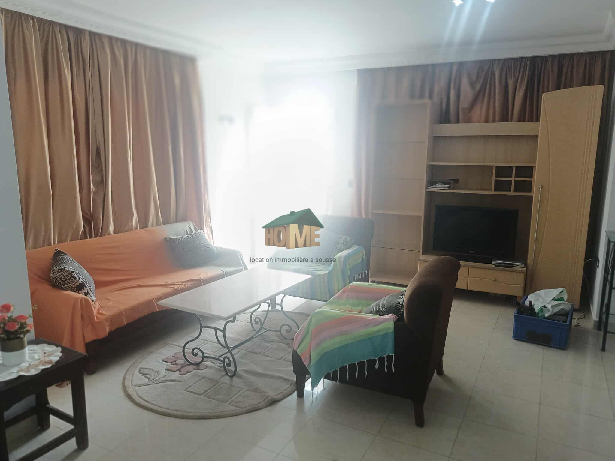 Sousse Jaouhara Sahloul Location Appart. 1 pice Studio meubl a sahloul