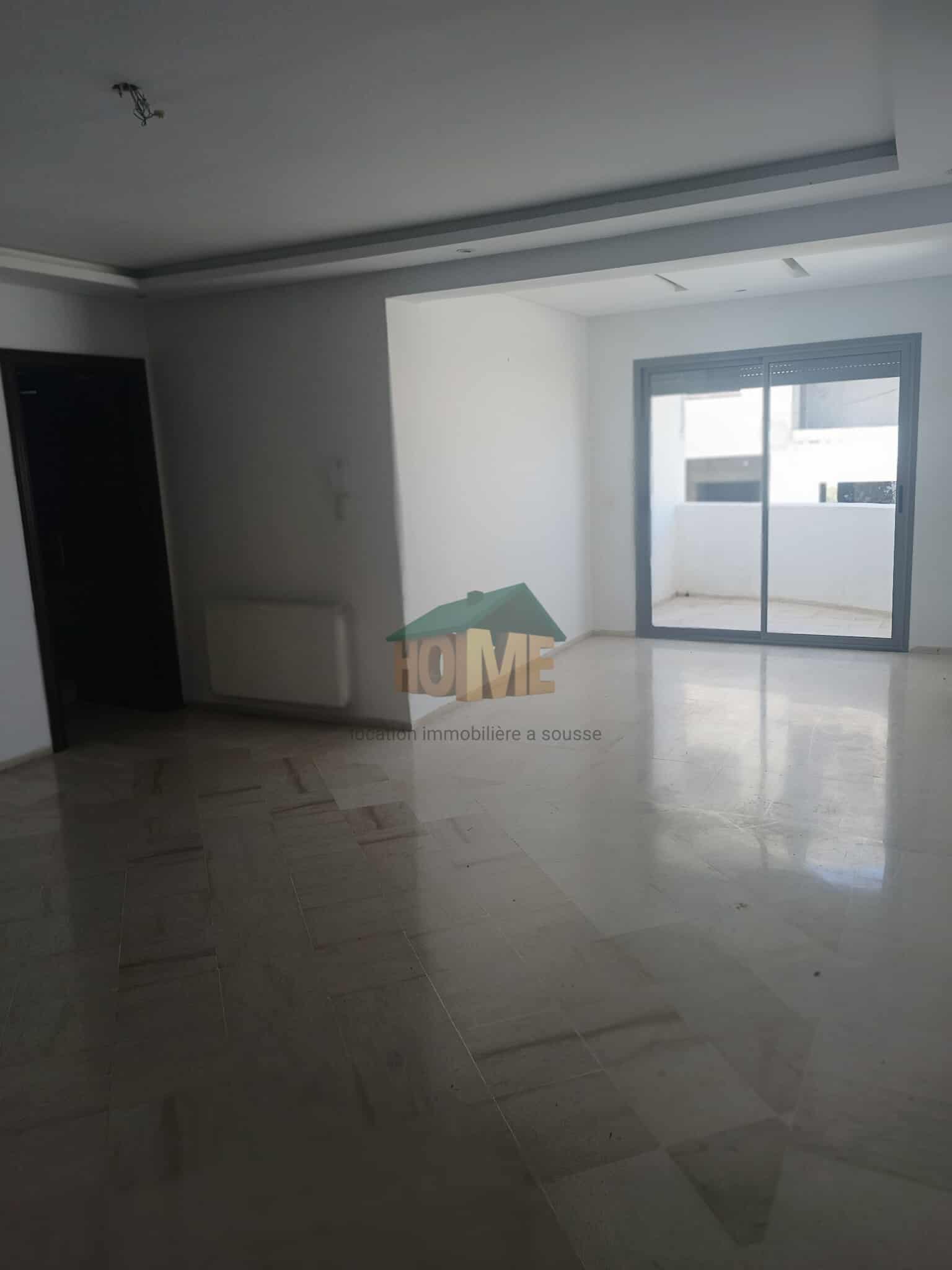 Sousse Jaouhara Sahloul Location Appart. 2 pices S2 sans meuble sahloul