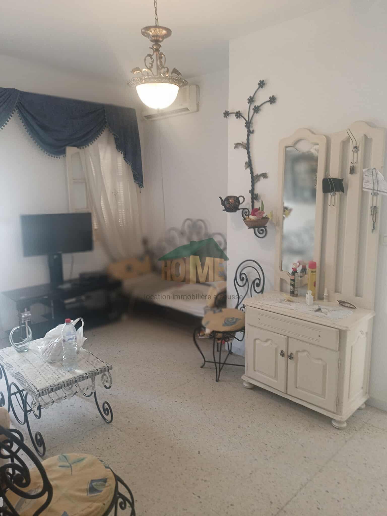 Sousse Jaouhara Sousse Khezama Location Appart. 2 pices S2 meubl a lanne scolaire