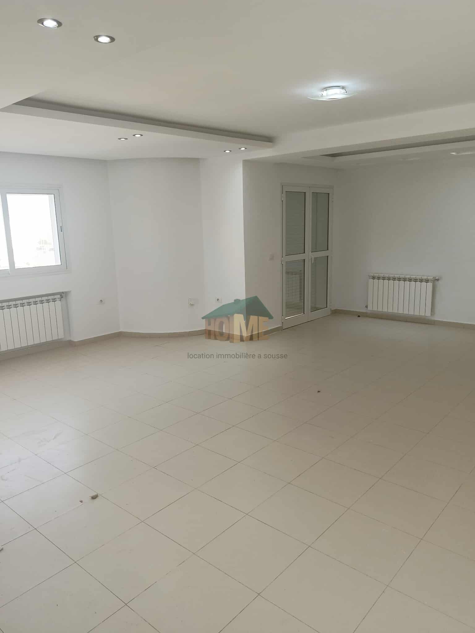 Sousse Jaouhara Sahloul Location Appart. 3 pices S3 sans meuble spacieux