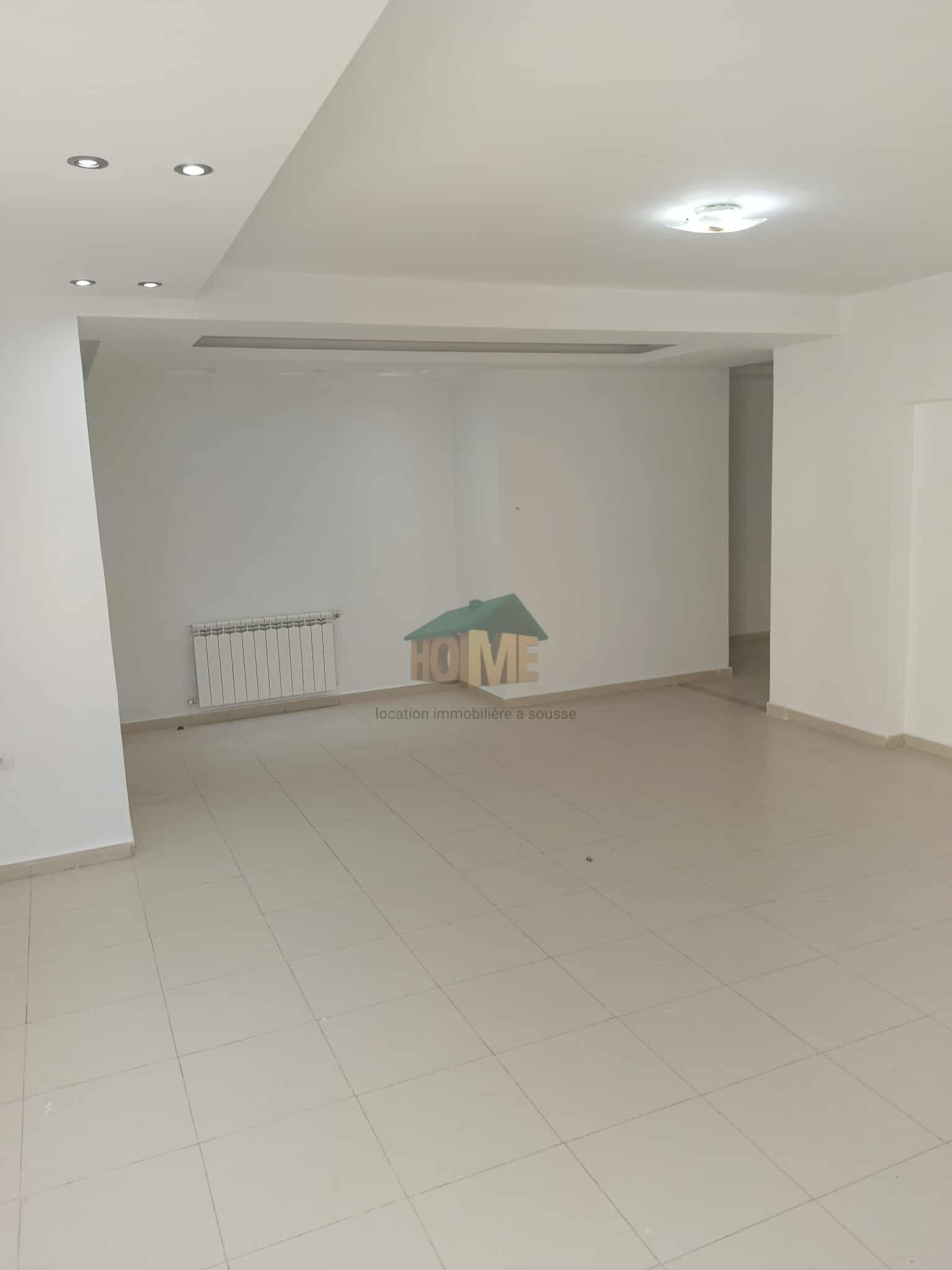 Sousse Jaouhara Sahloul Location Appart. 3 pices S3 sans meuble spacieux