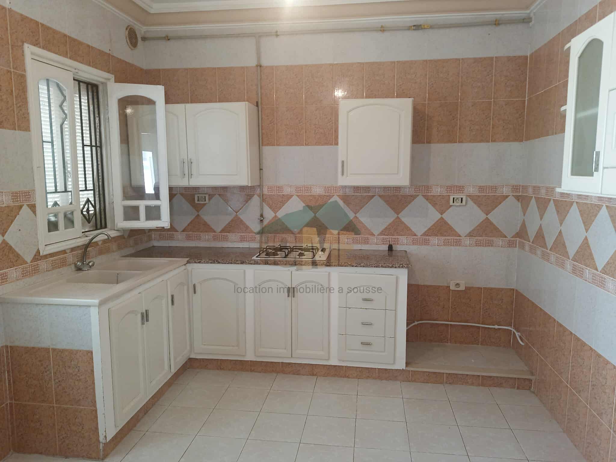 Sousse Jaouhara Sahloul Location Appart. 2 pices S2 sans meuble a sahloul service des mines