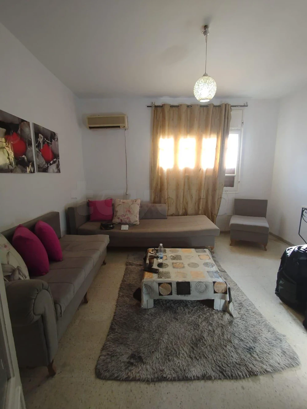 El Menzah El Manar 2 Location Appart. 3 pices Appartement s2 meubl  manar2