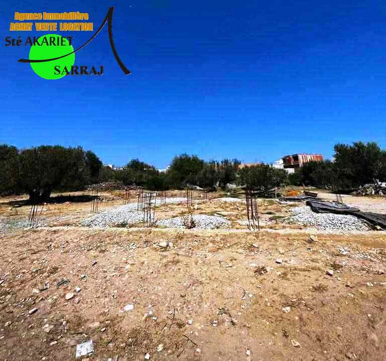 Akouda Akouda Terrain Terrain nu Terrain 112m avec fondation  akouda el werfeli