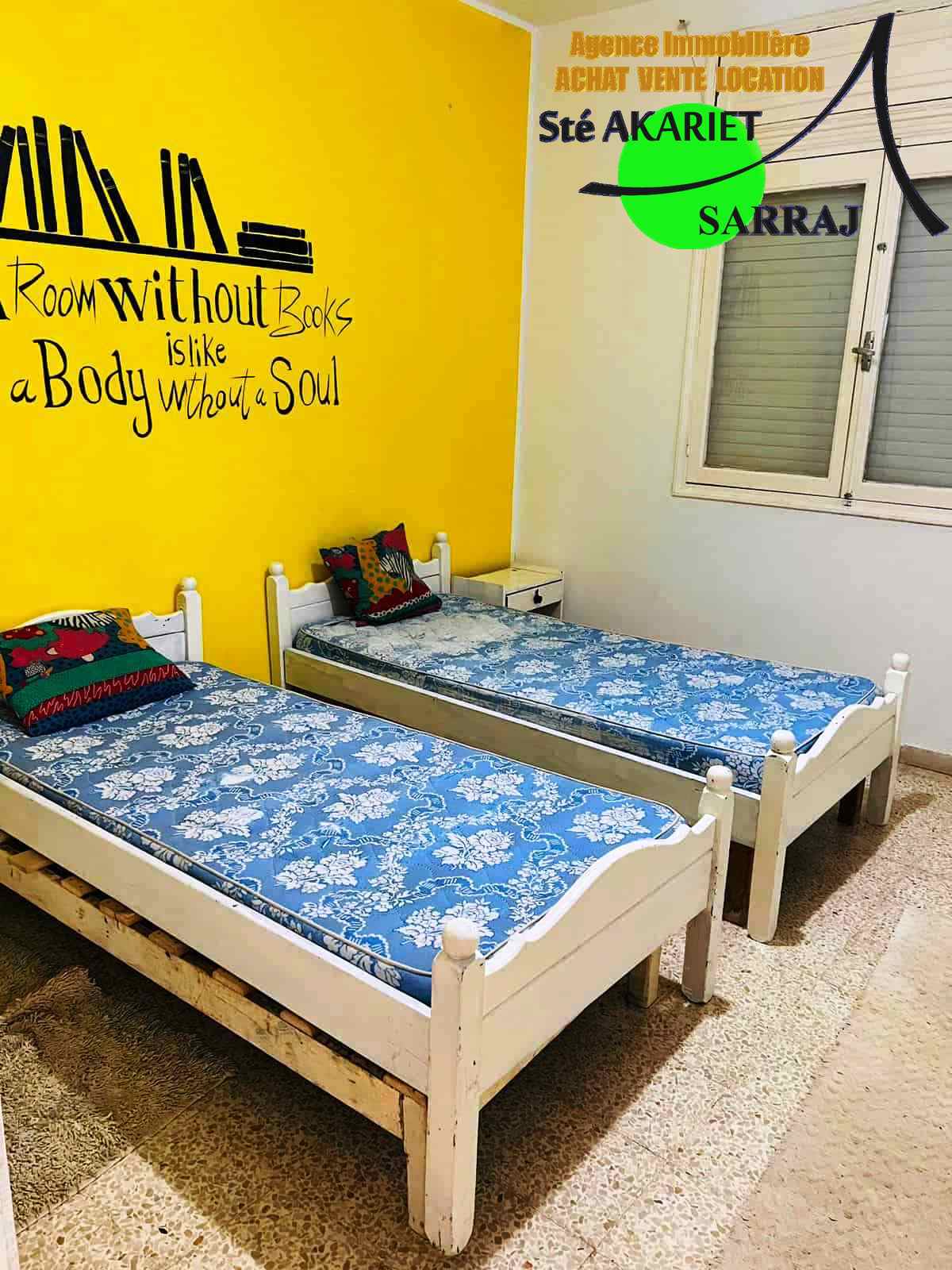 Sousse Jaouhara Sahloul Vente Appart. 3 pices Ne rater appartement s2 derrire hpital sahloul