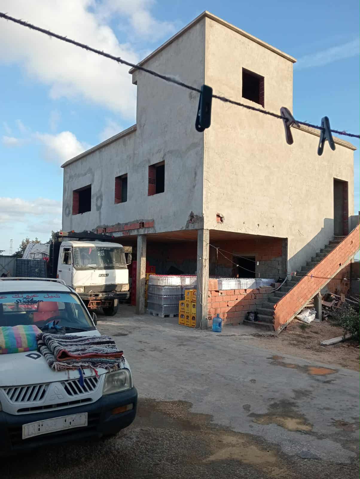 El Haouaria&nbsp;El Haouaria&nbsp;Vente&nbsp;Maisons&nbsp;Deux maisons avec garage et un grand jardin