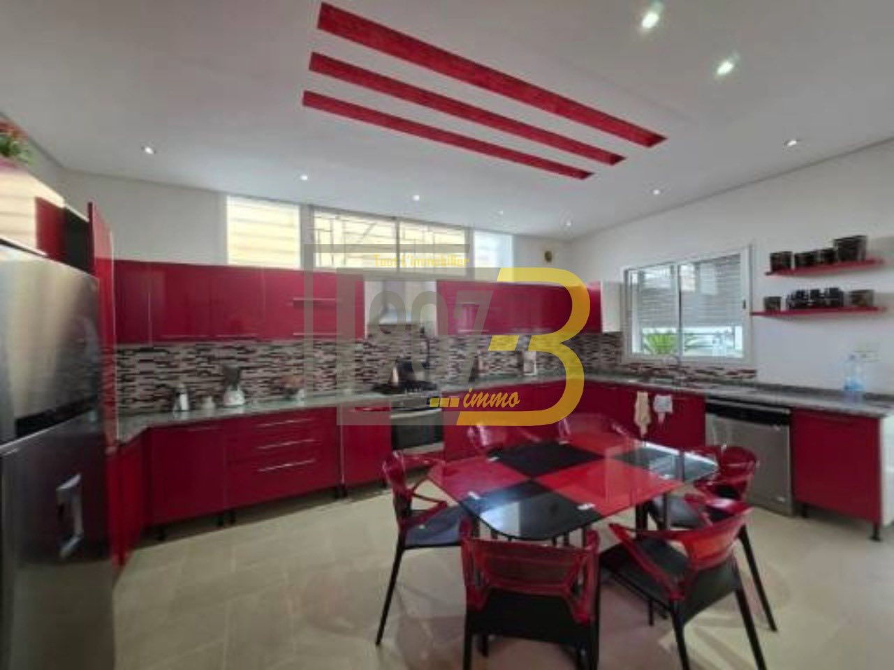Mnihla Cite Ali Bourguiba Vente Appart. 5 pices+ Villa s5 sur deux niveaux situ  cit el fouez