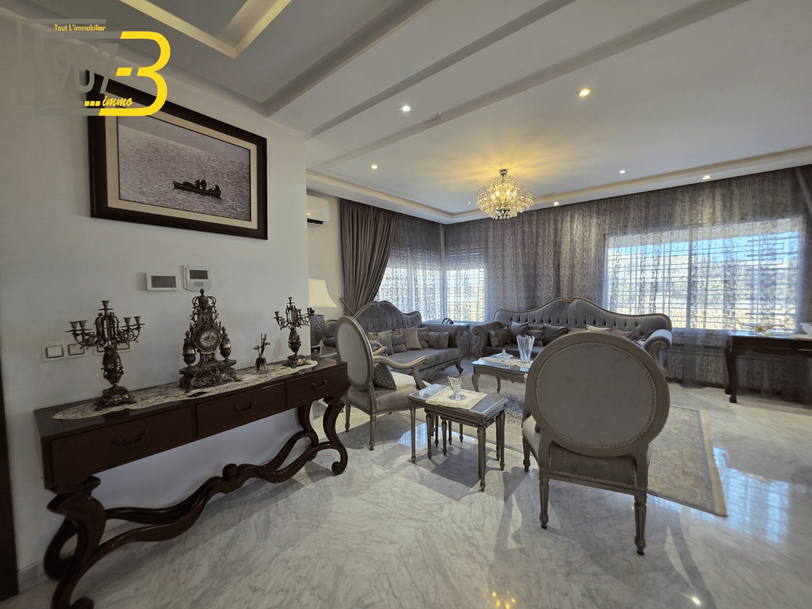 El Menzah El Menzah 9 Location Maisons Villa s4 avec piscine intrieure  el menzah 9