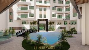 Nabeul Cite El Mahrsi 3 Vente Appart. 1 pice Appartement s2 avec terrasse vue mer  ref1207a
