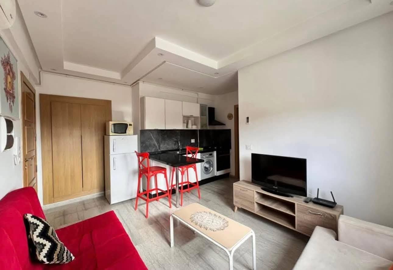 Ariana Ville Riadh Landlous Location Appart. 2 pices S1 meuble 1200 d riadh andalous