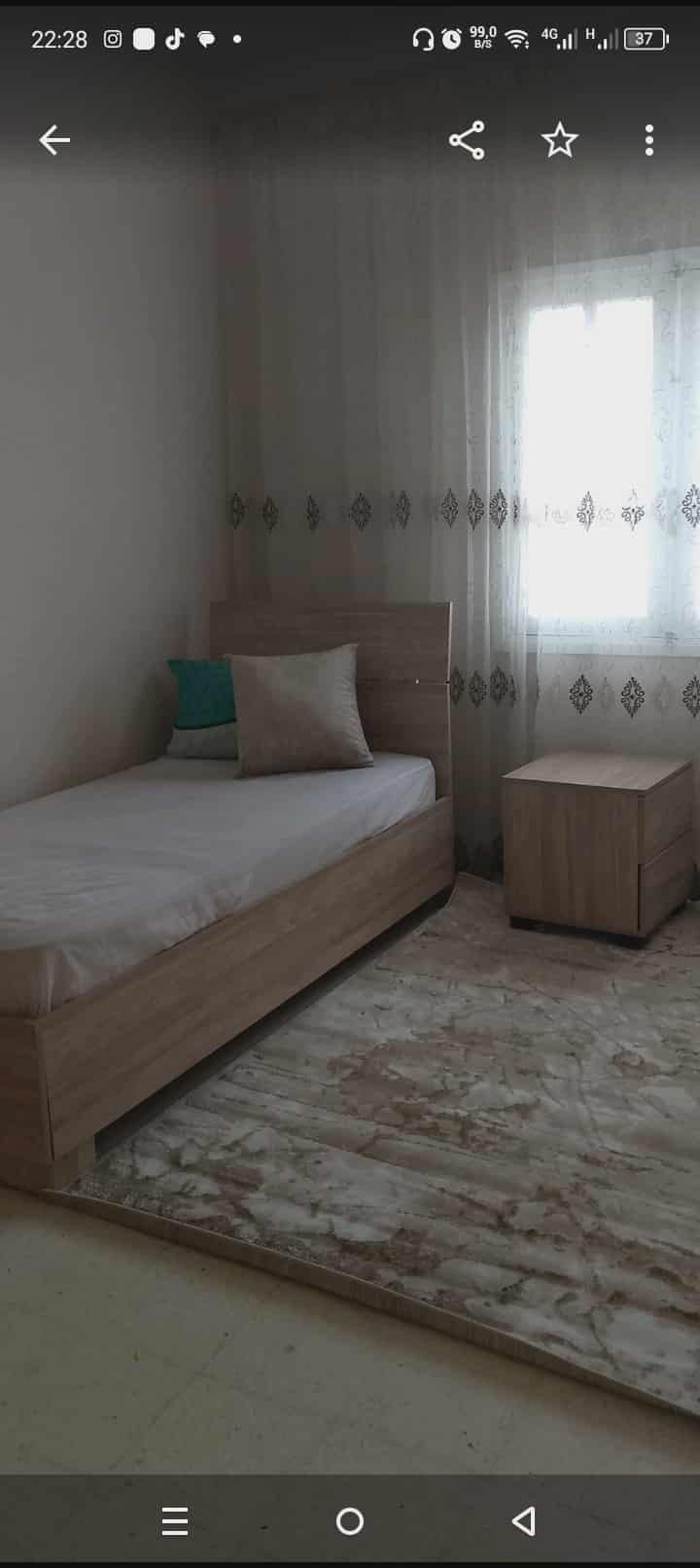 Jebel Jelloud Sidi Fathallah Location Appart. 3 pices Appartement meuble a jbel jloud