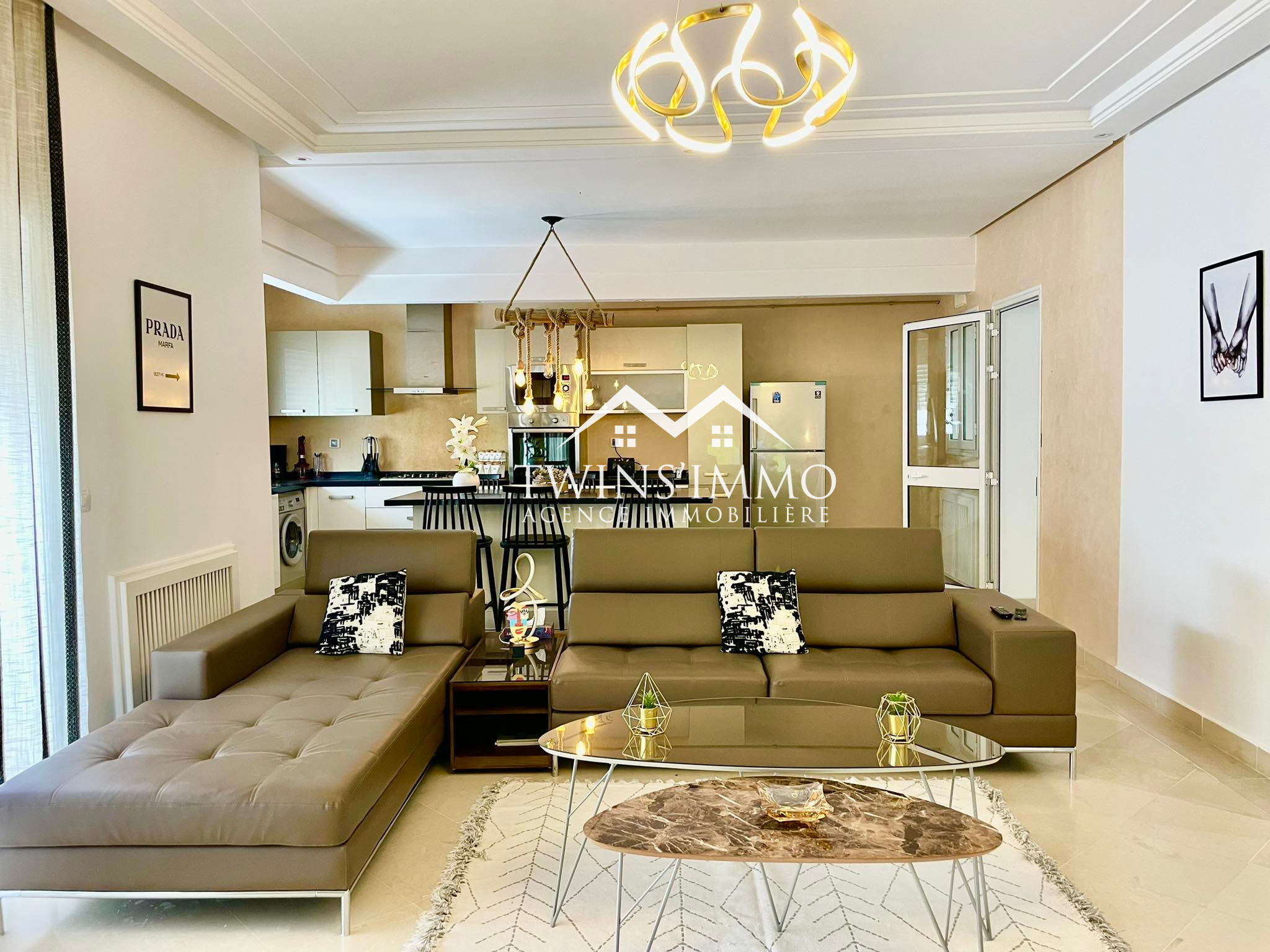 La Marsa Marsa Ennassim Location Appart. 3 pices Appartement meubl  la marsa