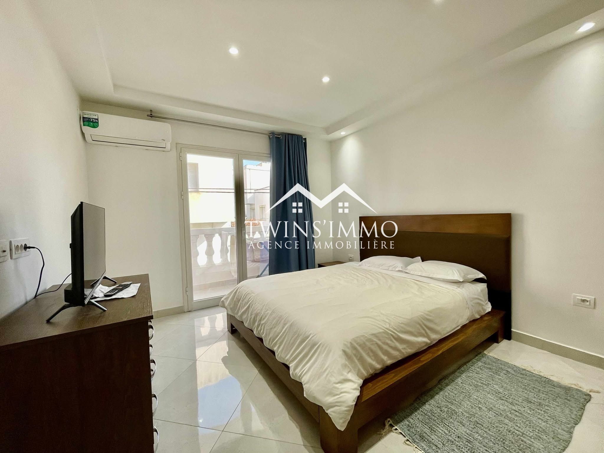 La Marsa Cite El Ahmadi Location Appart. 1 pice Studio meubl  la marsa ville