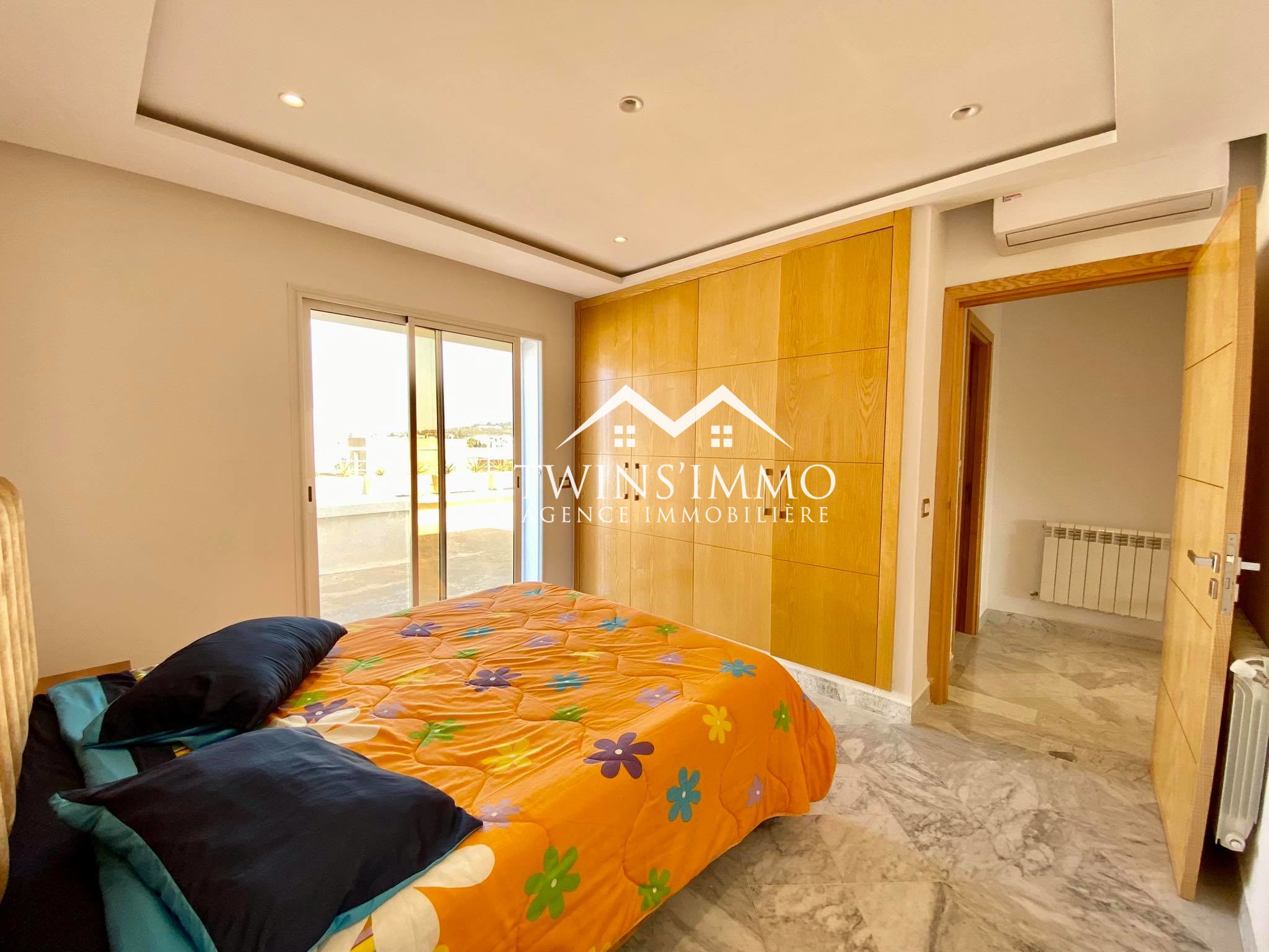 La Marsa Cite Du Stade Location Appart. 1 pice Appartement s1 meubl avec terrasse  la marsa