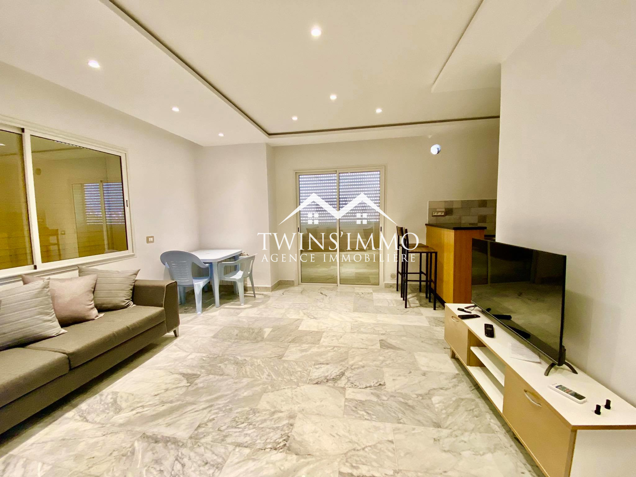 La Marsa Cite Du Stade Location Appart. 1 pice Appartement s1 meubl avec terrasse  la marsa